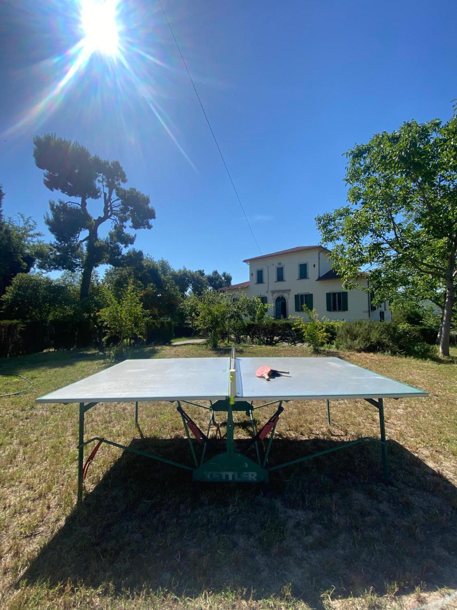 B&B In An 1800S Frescoed Villa With Panoramic Solarium And Historic Park - Villa Mastrangelo Colli del Tronto Buitenkant foto