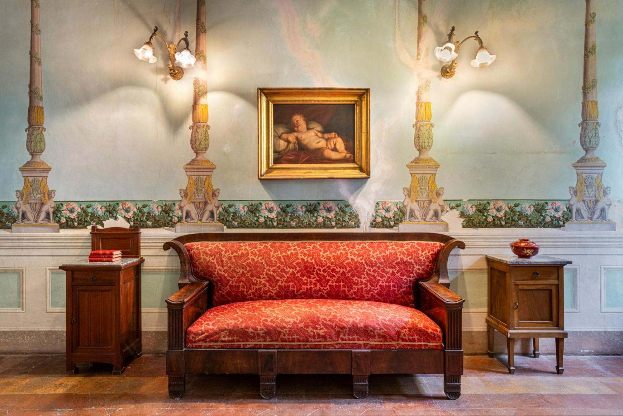 B&B In An 1800S Frescoed Villa With Panoramic Solarium And Historic Park - Villa Mastrangelo Colli del Tronto Buitenkant foto