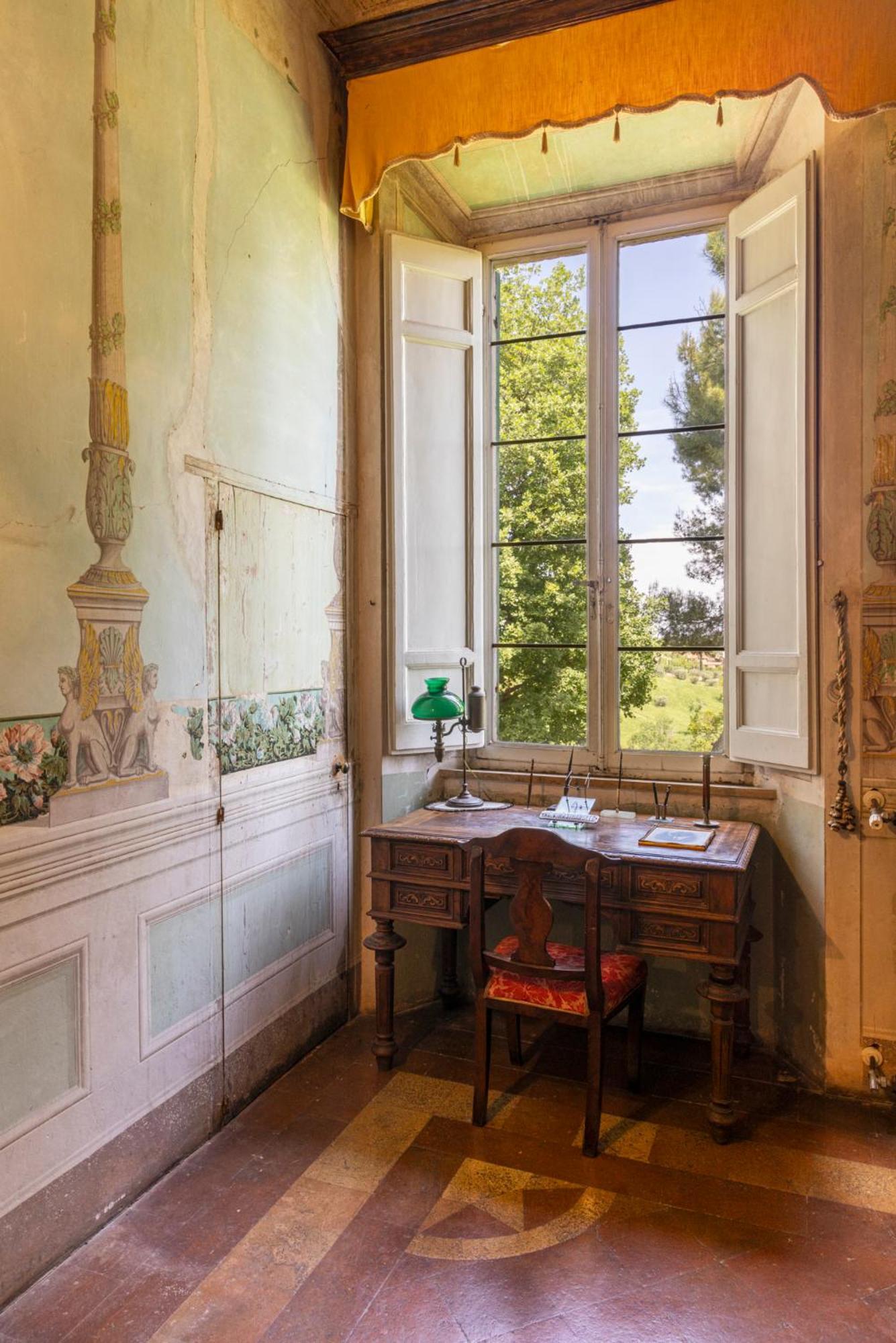 B&B In An 1800S Frescoed Villa With Panoramic Solarium And Historic Park - Villa Mastrangelo Colli del Tronto Buitenkant foto