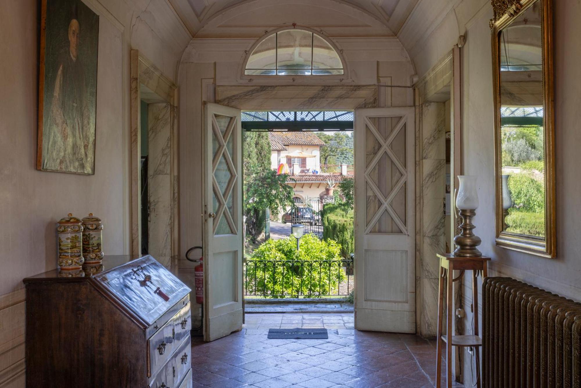 B&B In An 1800S Frescoed Villa With Panoramic Solarium And Historic Park - Villa Mastrangelo Colli del Tronto Buitenkant foto