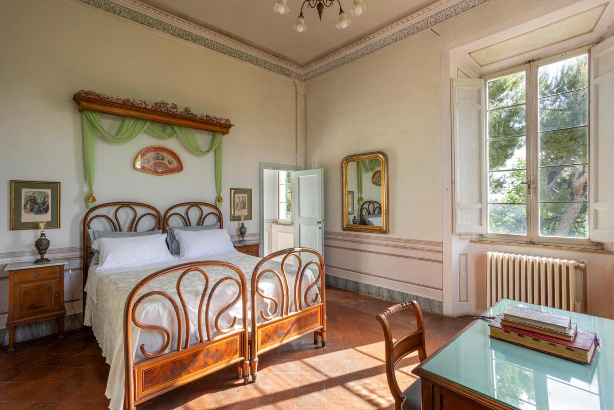 B&B In An 1800S Frescoed Villa With Panoramic Solarium And Historic Park - Villa Mastrangelo Colli del Tronto Buitenkant foto