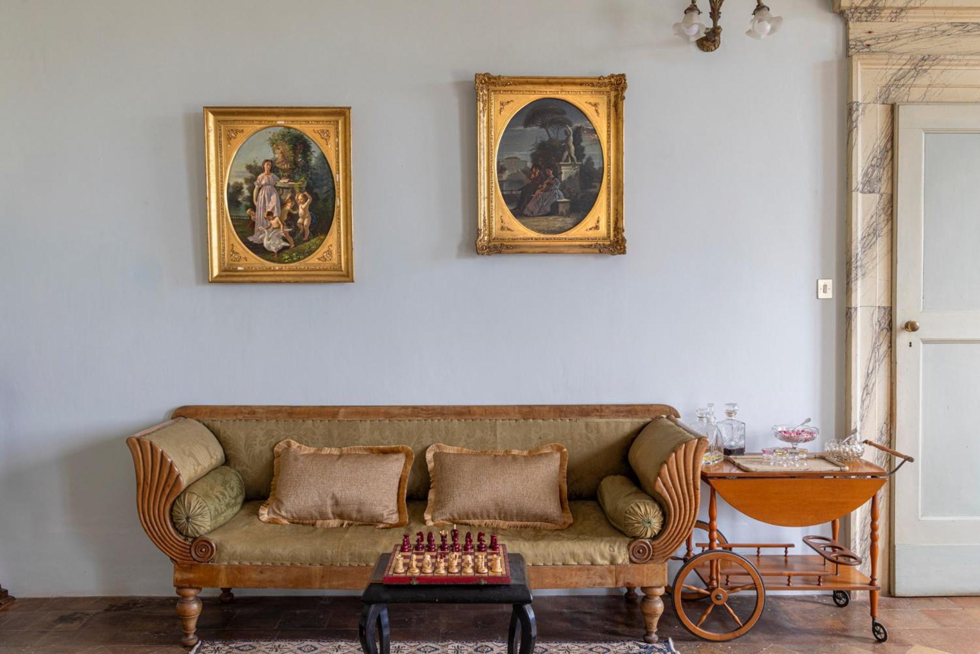 B&B In An 1800S Frescoed Villa With Panoramic Solarium And Historic Park - Villa Mastrangelo Colli del Tronto Buitenkant foto
